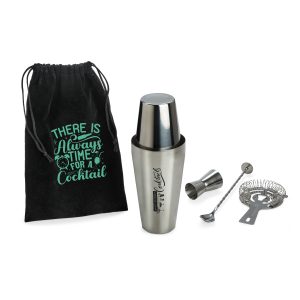 Arete Cocktail Set - Silver