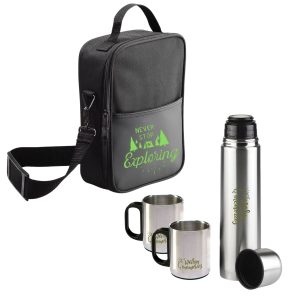 Flask Set 1x500ml Flask+2 x150ml Mugs